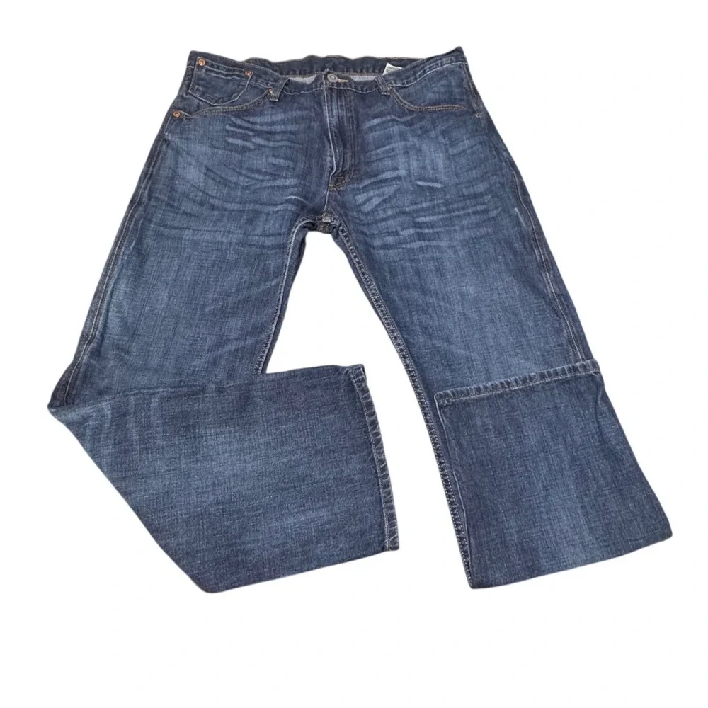 Levi's 514 Straight Fit Jeans Mens 40x31 Stretch Denim Blue Medium Wash